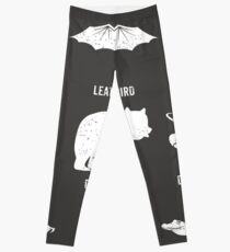 Simple Vintage Humor Funny Rare Animals of the World Leggings
