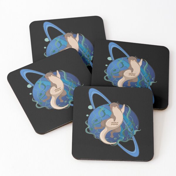 Item preview, Otter On Planet-Zodiac designed and sold by CreativeRoyale.