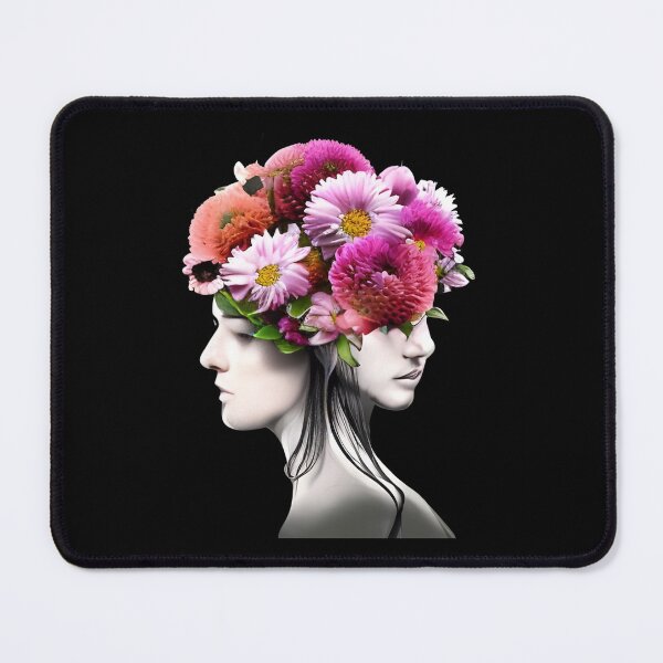 Item preview, Flowers growing out of head designed and sold by gramizzia.