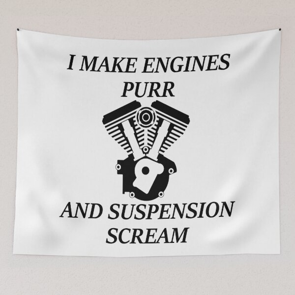 Item preview, Mechanic I Make Engines Purr designed and sold by Standard Deviation Co.