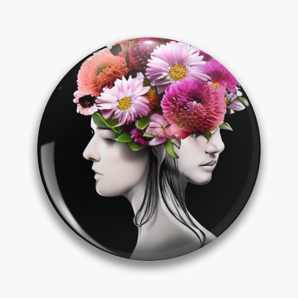 Item preview, Flowers growing out of head designed and sold by gramizzia.