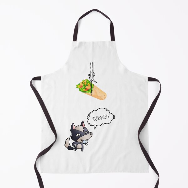 Item preview, Hungry wolf and kebab designed and sold by BigBasement.