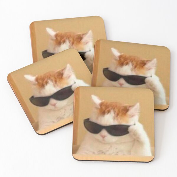 Item preview, cat with glasses meme designed and sold by valwerty.