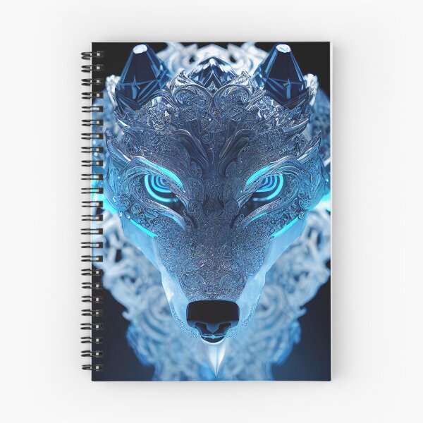 Item preview, Ice crystal wolf designed and sold by AI1artist.