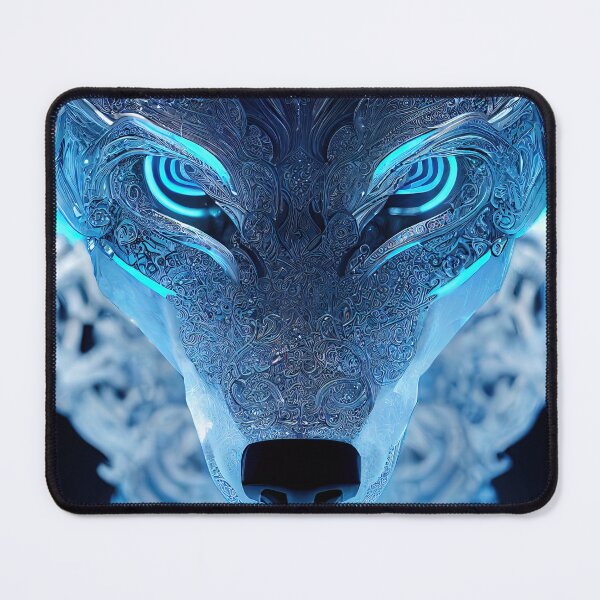 Item preview, Ice crystal wolf designed and sold by AI1artist.