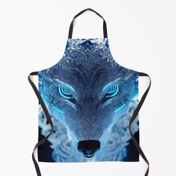 Item preview, Ice crystal wolf designed and sold by AI1artist.