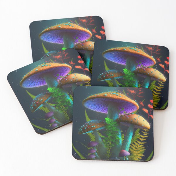 Item preview, Colorful Neon Mushroom designed and sold by Shroomworlds.