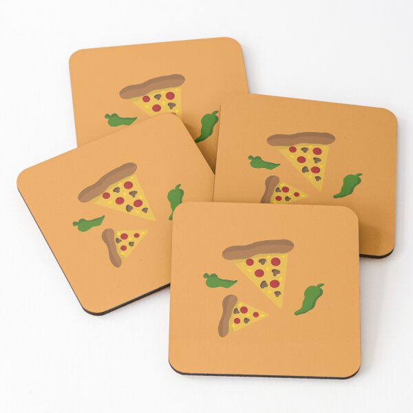 Item preview, Jalapeño Pizza Slices Orange designed and sold by TWINVENTION.