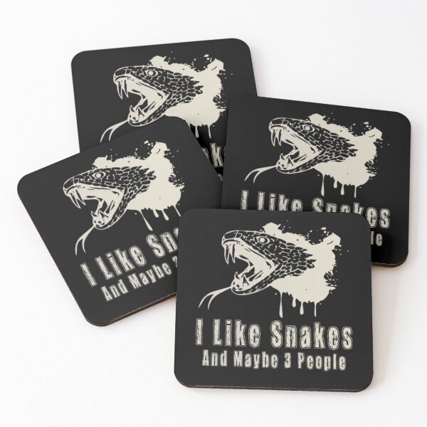 Item preview, I Like Snakes and Maybe 3 People Snake Reptile Lover Distressed designed and sold by AYACHI90.