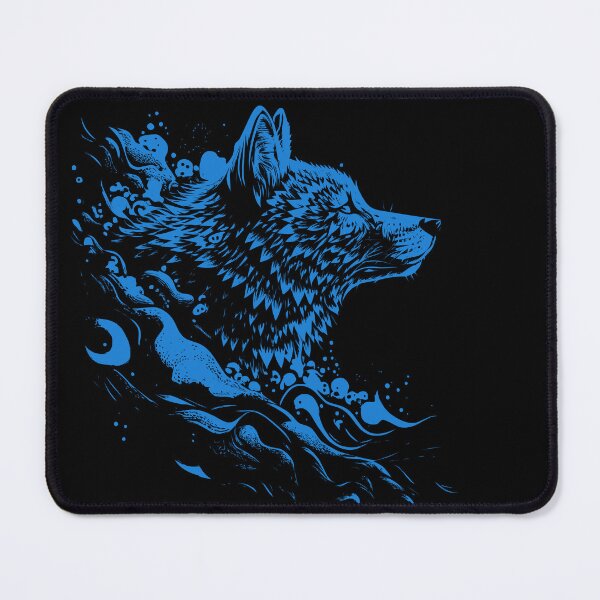 Item preview, The Blue wolf  designed and sold by Wissam Ramadan.