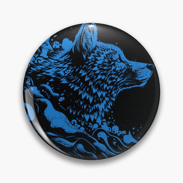 Item preview, The Blue wolf  designed and sold by Wissam Ramadan.