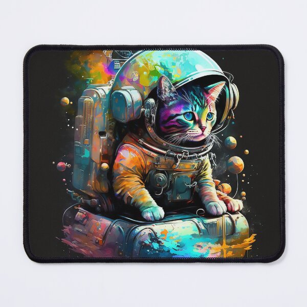 Item preview, Space Cat, astronaut cat in space designed and sold by Ruletattoo.