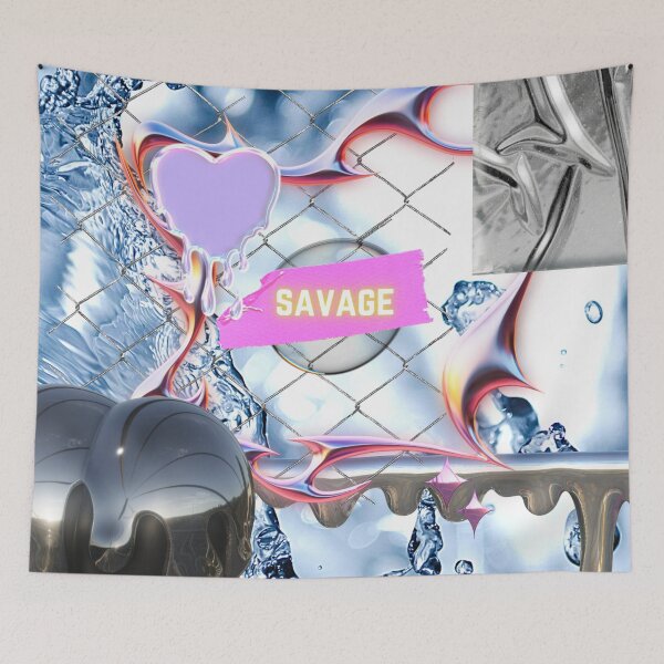 Item preview, Inspired by aespa track 'SAVAGE' from their 1st mini-album ✨ designed and sold by StarryPopStuff.