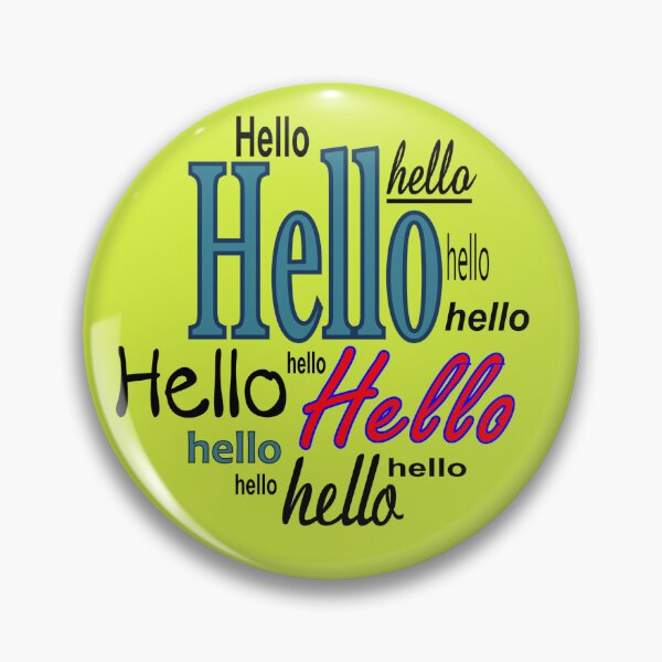 Item preview, Hello designed and sold by WidgetMan.