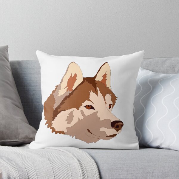 Item preview, Red Siberian Husky  designed and sold by LeahcarsArt.