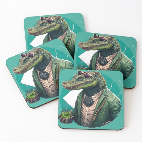 Item preview, Rocking Reptile: The Vodka-Drinking Crocodile's Groove designed and sold by DeluluDealer.