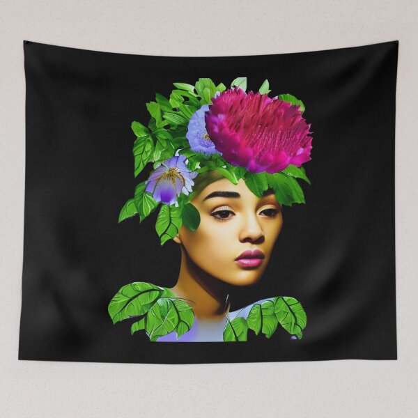 Item preview, Flowers growing out of head designed and sold by gramizzia.
