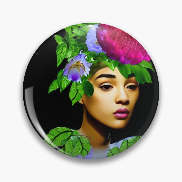 Item preview, Flowers growing out of head designed and sold by gramizzia.