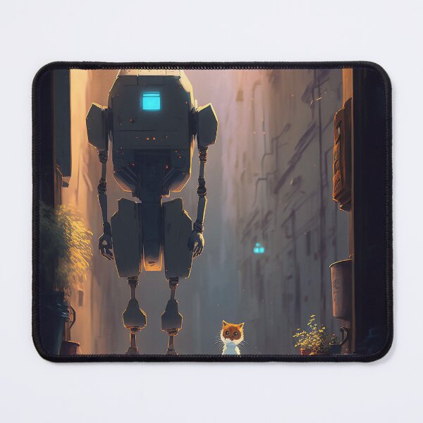 Item preview, Cat x Bot designed and sold by HollisArtCo.
