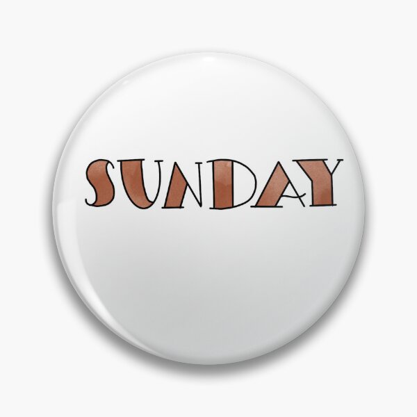 Item preview, Sunday - Earthy Red designed and sold by egehl.