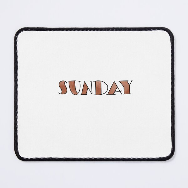 Item preview, Sunday - Earthy Red designed and sold by egehl.