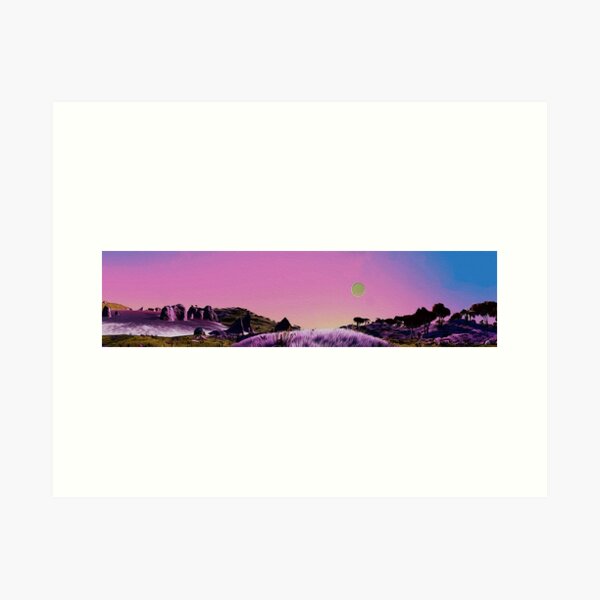 Item preview, Distan Sky - Sunset on an Alien world designed and sold by AM FineArtPrints.