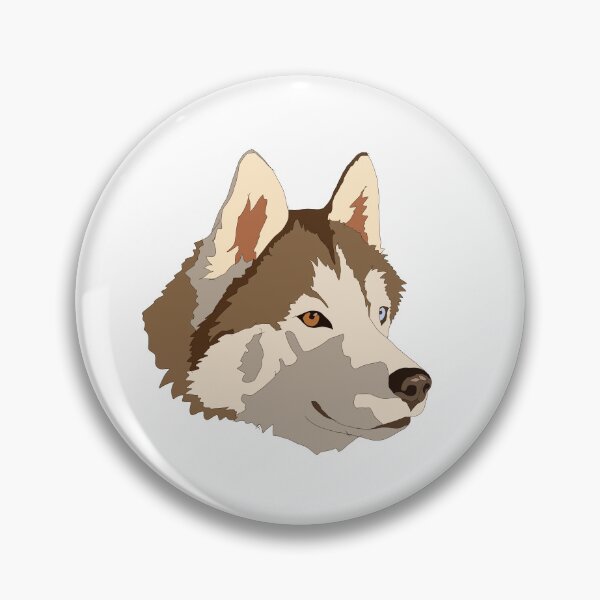 Item preview, Brown Siberian Husky  designed and sold by LeahcarsArt.