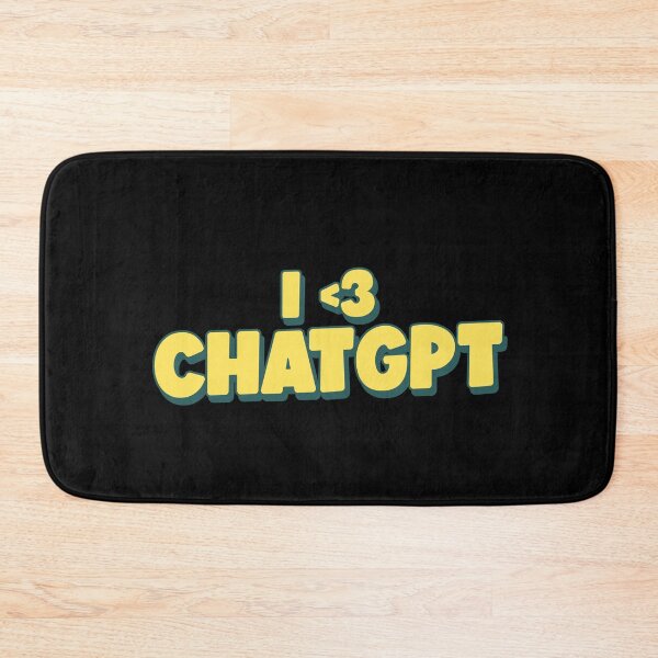 Item preview, I <3 ChatGPT Funny ChatGPT designed and sold by Harmonick-Tees.
