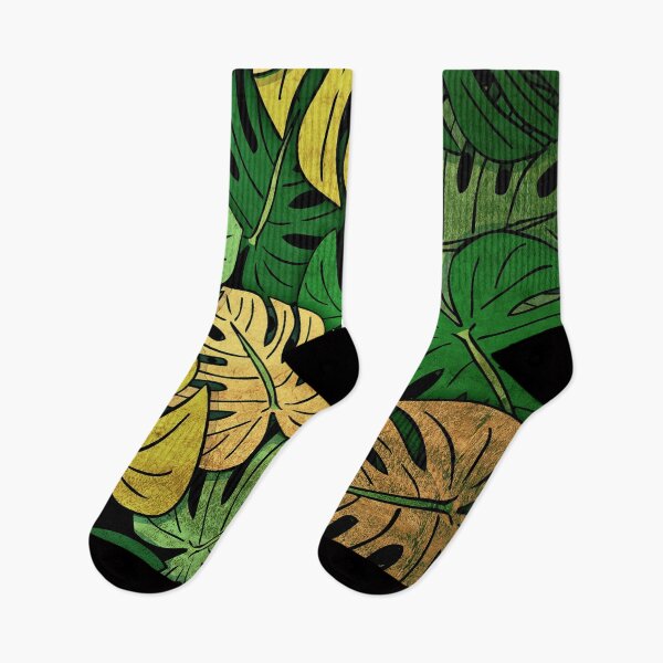 Item preview, Grunge Monstera Leaves designed and sold by Rockett Graphics.