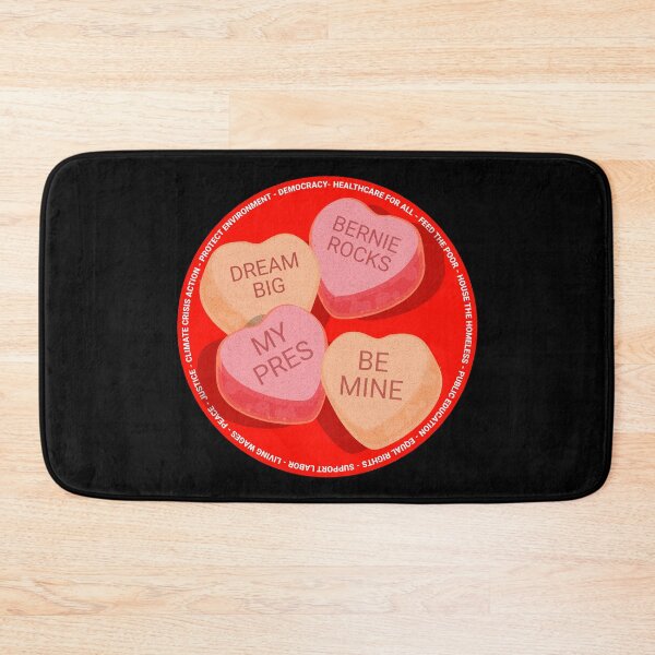 Item preview, PMD00284 Progressive Movement Designs Valentine Candy funny messages v2 promotes progressive goals and honors Bernie Sanders Feelin the Bern designed and sold by ProgressiveLeft.