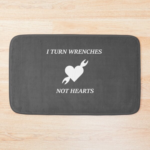 Item preview, Mechanic - Turn Wrenches Not Hearts White designed and sold by Standard Deviation Co.