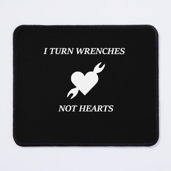 Item preview, Mechanic - Turn Wrenches Not Hearts White designed and sold by Standard Deviation Co.