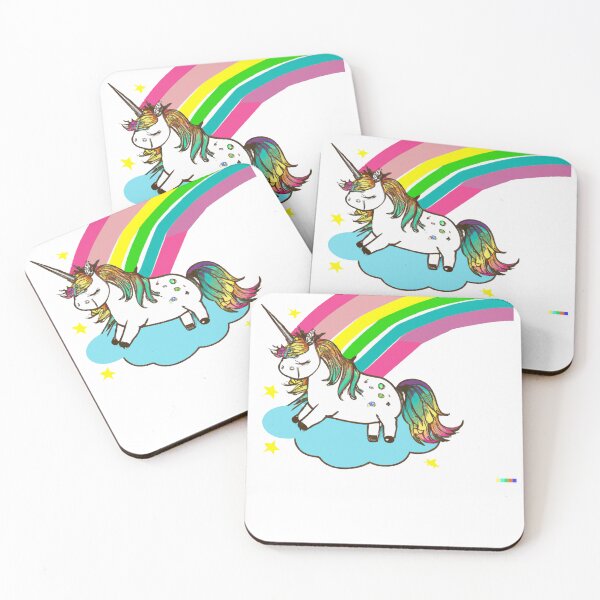 Item preview, Rainbow unicorn on a cloud designed and sold by OmniDeals.