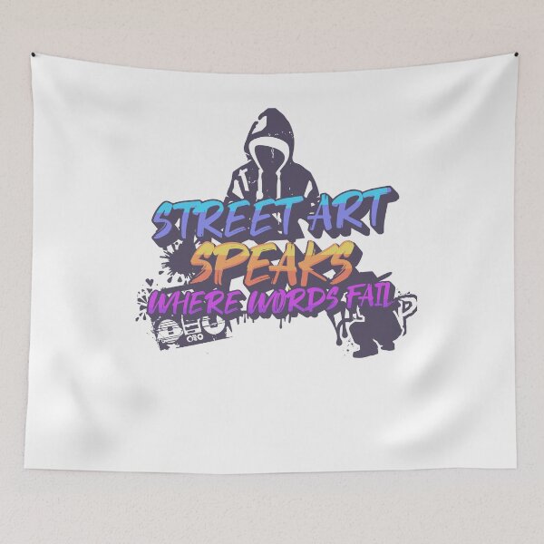 Item preview, Street Art Speak Where Words Fail Streetwear Graffiti designed and sold by PECCATOR.
