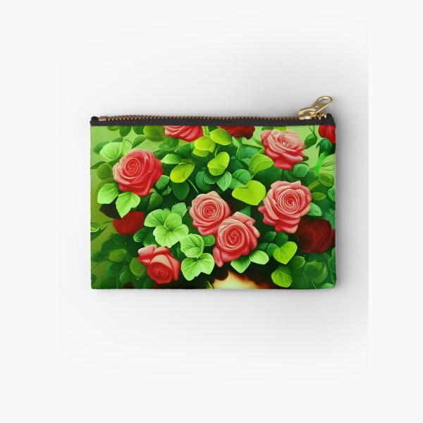 Item preview, Red Roses in Vase and Green designed and sold by asurtiumgreen.