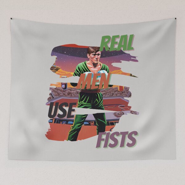 Item preview, Real men use fists 3 designed and sold by Mitrodoros.