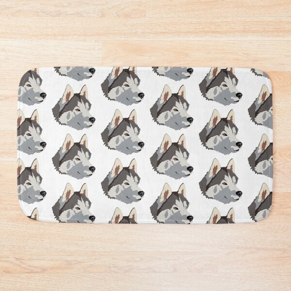 Item preview, Copy of Grey Siberian Husky with blue eyes. designed and sold by LeahcarsArt.