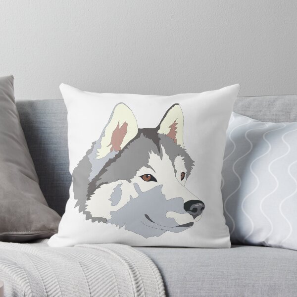Item preview, Copy of Copy of Grey Siberian Husky with brown eyes  designed and sold by LeahcarsArt.
