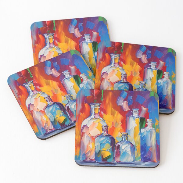 Item preview,  Glass Blowing Abstract Artwork Five Bottles designed and sold by DesignAFind.