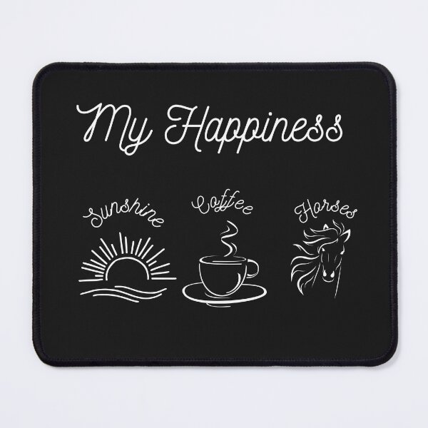 Item preview, My Happiness Sunshine Coffee and Horses designed and sold by RhondaLily.