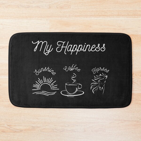 Item preview, My Happiness Sunshine Coffee and Horses designed and sold by RhondaLily.