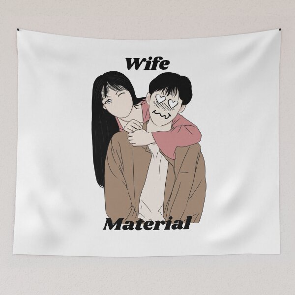 Item preview, "Wife Material"  - Newly engaged couple, Leveled Fiance, Soon To Be Weds designed and sold by craftymilenials.