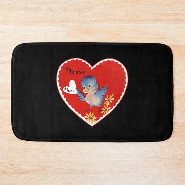 Item preview, Retro Blue Bird Valentine's Day designed and sold by PBJArt.