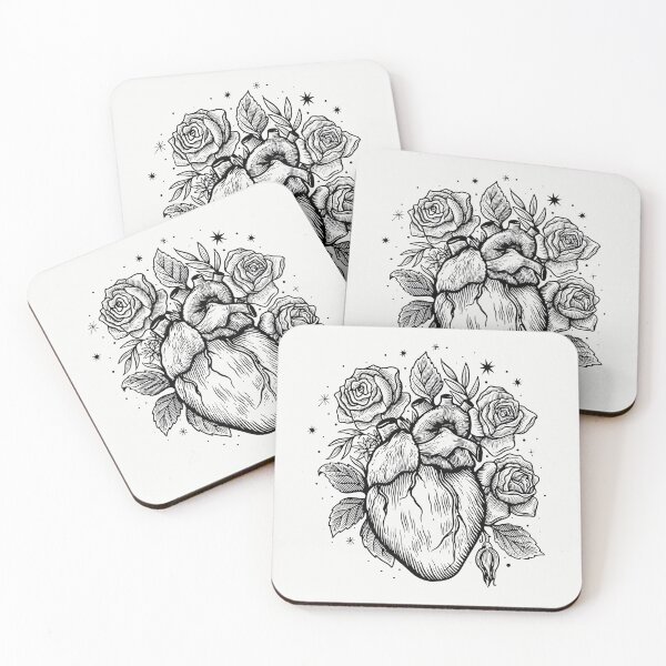 Item preview, Heart and roses. designed and sold by KO-SIM.