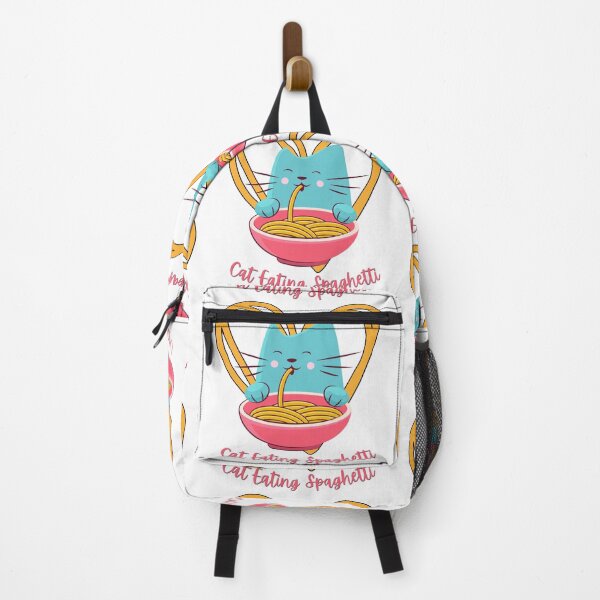 Item preview, Cat Eating Spaghetti designed and sold by nadiahaq.
