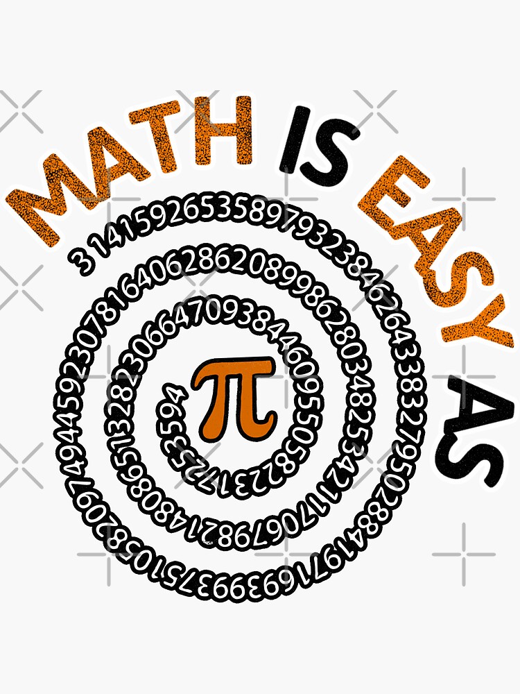 Math Symbols Pi-neapple Pi Day Gift Idea' Sticker
