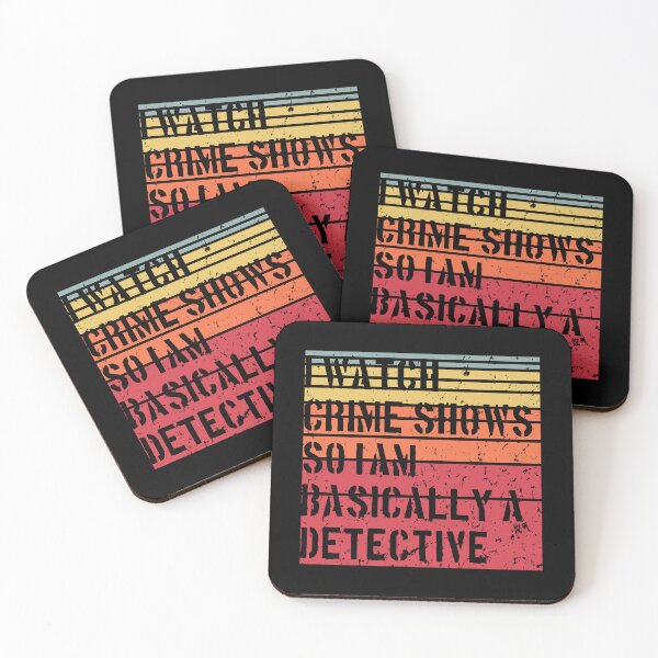Item preview, I'AM BASICALLY A DETECTIVE - Crime Shows Lover designed and sold by NewDayDesigns.