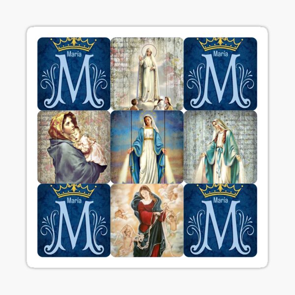 Item preview, Virgin mary Mother of God Vergine Maria Djevica Marija designed and sold by AMDG Line.