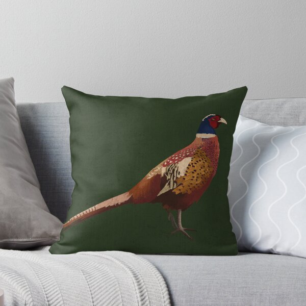Item preview, Mr Pheasant on Textured Green background designed and sold by Sarah Thorpe Designs .