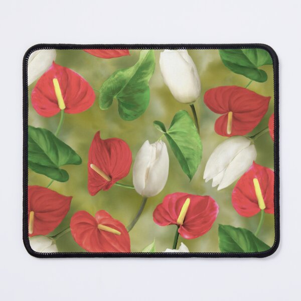 Item preview, Anthurium Tulip Repeated Pattern Seamless Design designed and sold by Tina Veenstra.